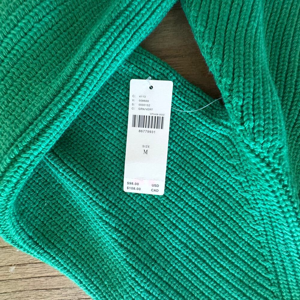 Maeve Cropped Turtleneck Sweater - Size M - Picture 3 of 7